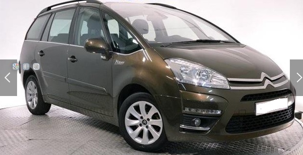 Left hand drive CITROEN C4 GRAND PICASSO 2.0 HDI 150BHP 7 SEATS SPANISH REGISTERED
